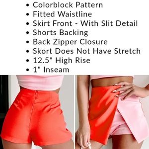 NanaMacs - Color Block Skort